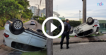 video:-cenas-chocantes-mostram-carro-destruido-apos-condutor-alcoolizado-bater-em-florianopolis